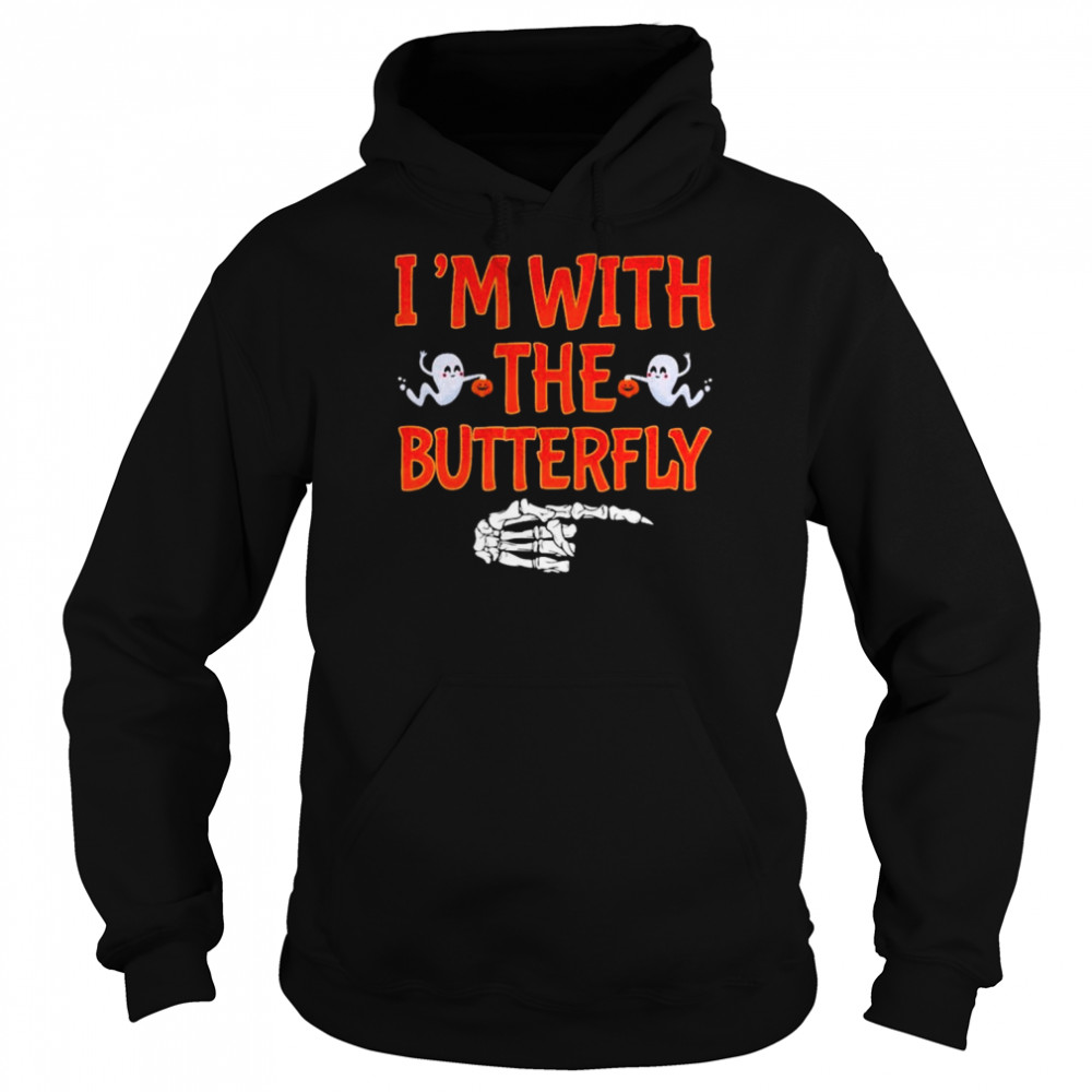 I’m with butterfly halloween  Unisex Hoodie