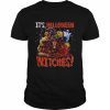 It’s Halloween Witches Halloween Witch With Cat Boo Ghost  Classic Men's T-shirt