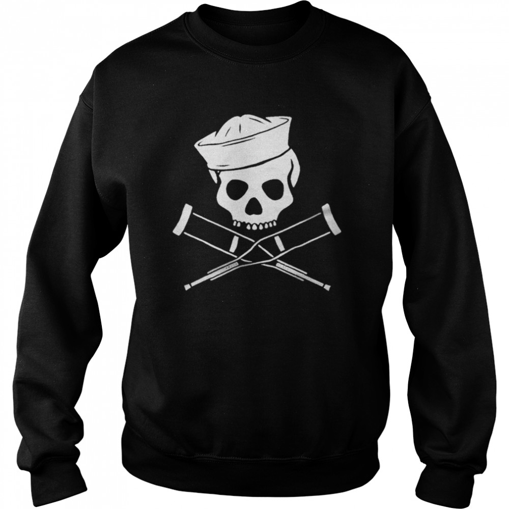 Jackass Johnny Knoxville skull logo T- Unisex Sweatshirt