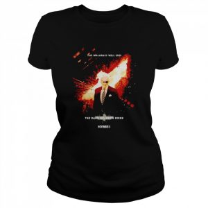 Joe Biden the malarkey will end the dark brandon rises  Classic Women's T-shirt