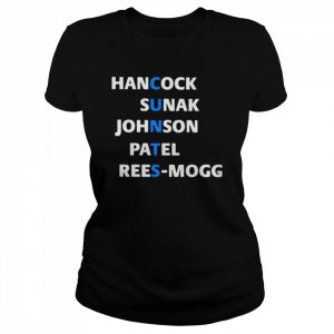 John lyons hancock sunak johnson patel rees mogg  Classic Women's T-shirt