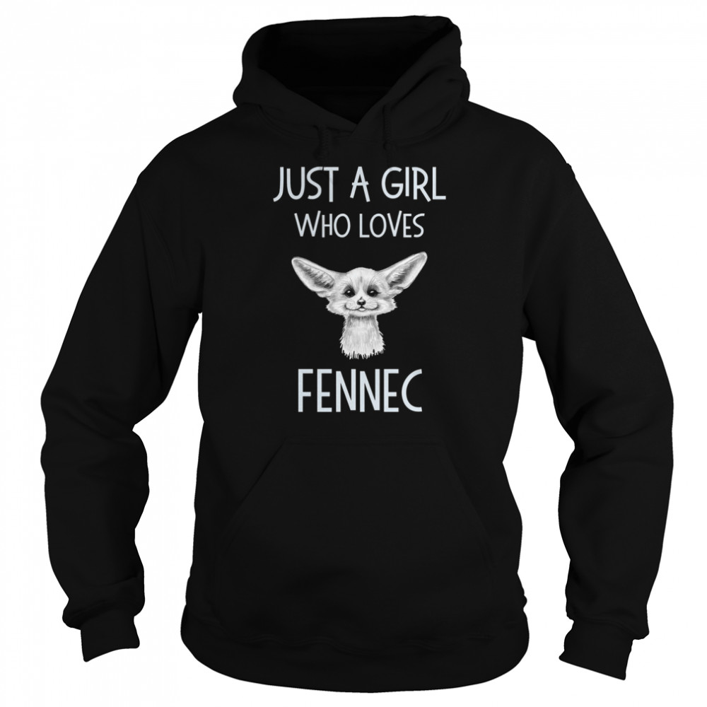 Just A Girl Who Loves Fennec  Unisex Hoodie