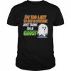 Just Think I’m A Ghost Halloween Pumpkin Skeleton Graphic T-Shirt Classic Men's T-shirt