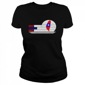 Keep Taiwan Free Flag Map T-Shirt Classic Women's T-shirt