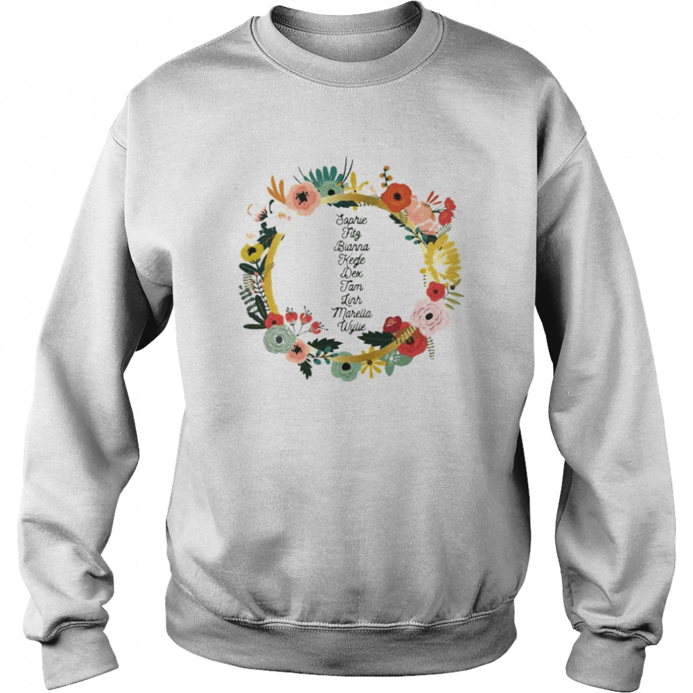 Keeper Of The Lost Cities Characters Flowers Pullover Shirt Unisex Sweatshirt