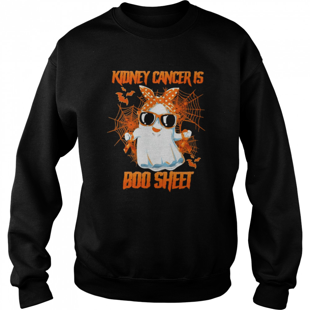 Kidney Cancer is Boo sheet Happy Halloween  Unisex Sweatshirt