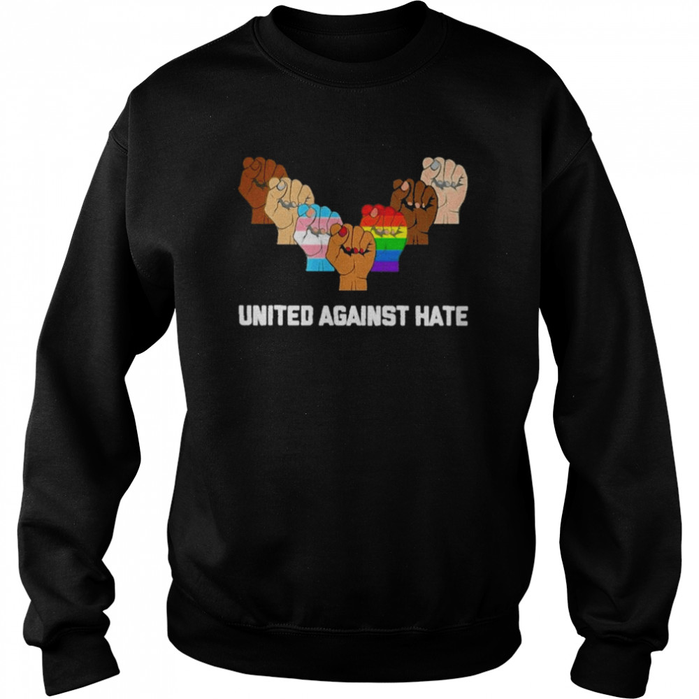 LGBT Hands United against hate 2022  Unisex Sweatshirt