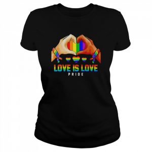 LGBT Love is love pride  Classic Women's T-shirt