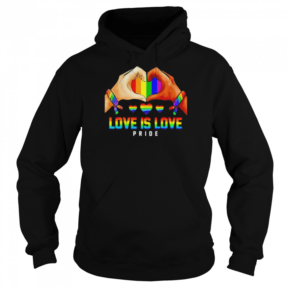 LGBT Love is love pride  Unisex Hoodie