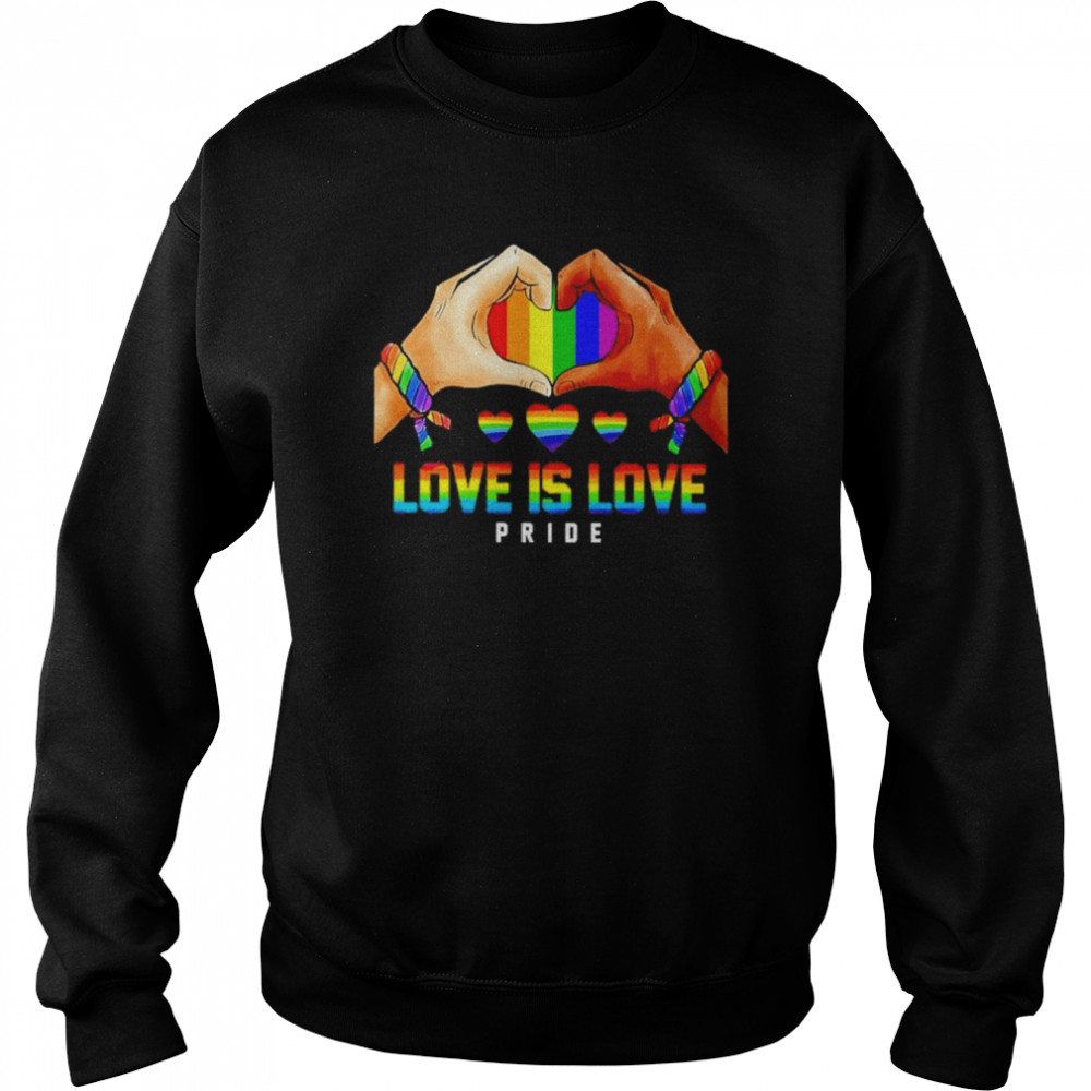 LGBT Love is love pride  Unisex Sweatshirt