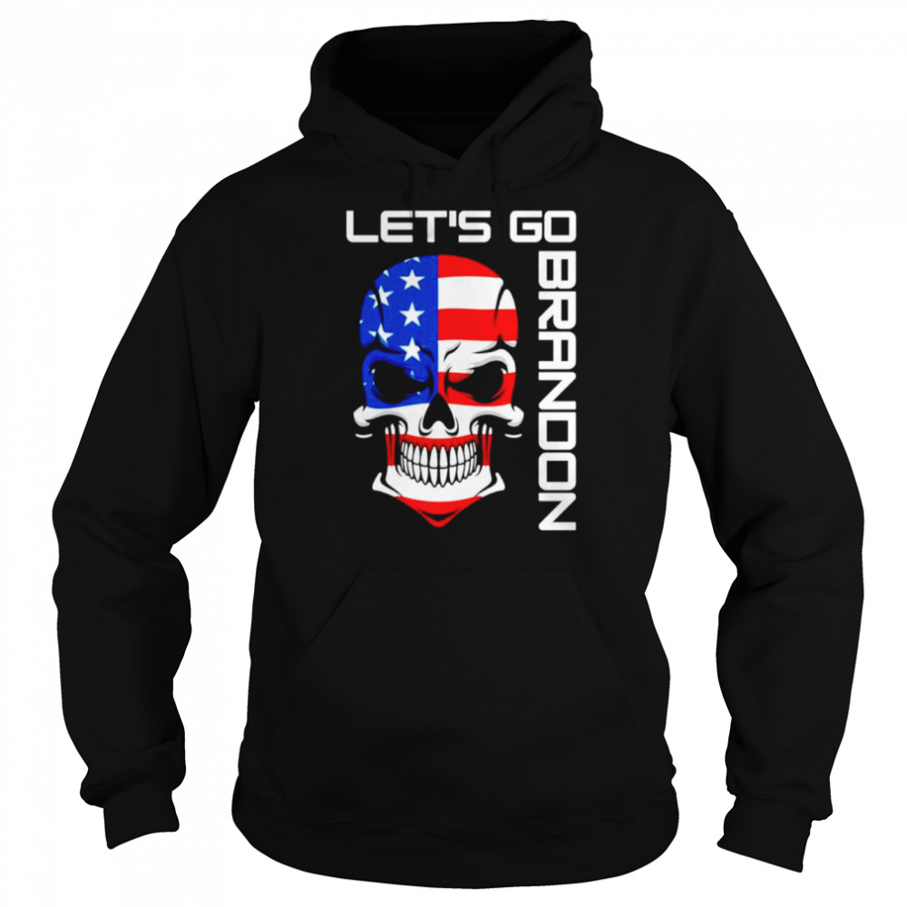 Let’s Go Brandon Skull Shirt Unisex Hoodie