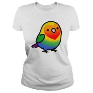 Lgbt+ Gay Pride Lovebird Parrot  Classic Women's T-shirt