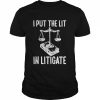 Litigate Law School Students Graduate Shirt Classic Men's T-shirt