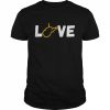 Love West Virginia Map  Classic Men's T-shirt