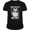 Lung Cancer is Boo sheet Happy Halloween  Classic Men's T-shirt