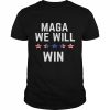 Maga We Will Win Trump 2024 USA T-Shirt Classic Men's T-shirt