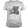 Mama And The Baby Elephant  Classic Men's T-shirt