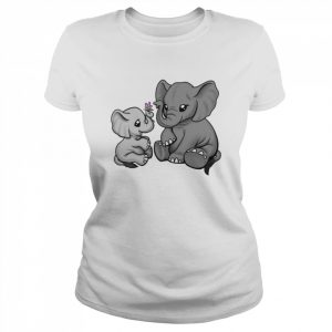 Mama And The Baby Elephant  Classic Women's T-shirt