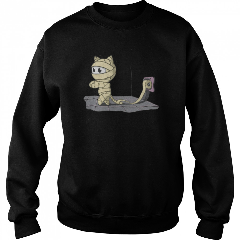 Mummy Cat Toilet Paper T-Shirt Unisex Sweatshirt