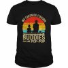 My Favorite Fishing Buddies Call Me Pop Pop retro vintage  Classic Men's T-shirt