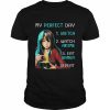 My Perfect Day Sketch Watch Anime Eat Ramen Repeat T-Shirt Classic Men's T-shirt