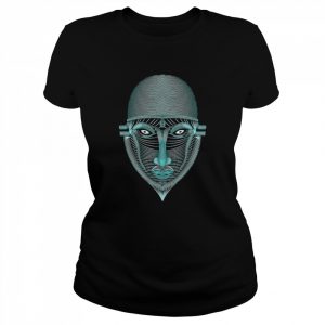 Nigerian Tribal Mask Benin Bronze African Alien Shirt Classic Women's T-shirt