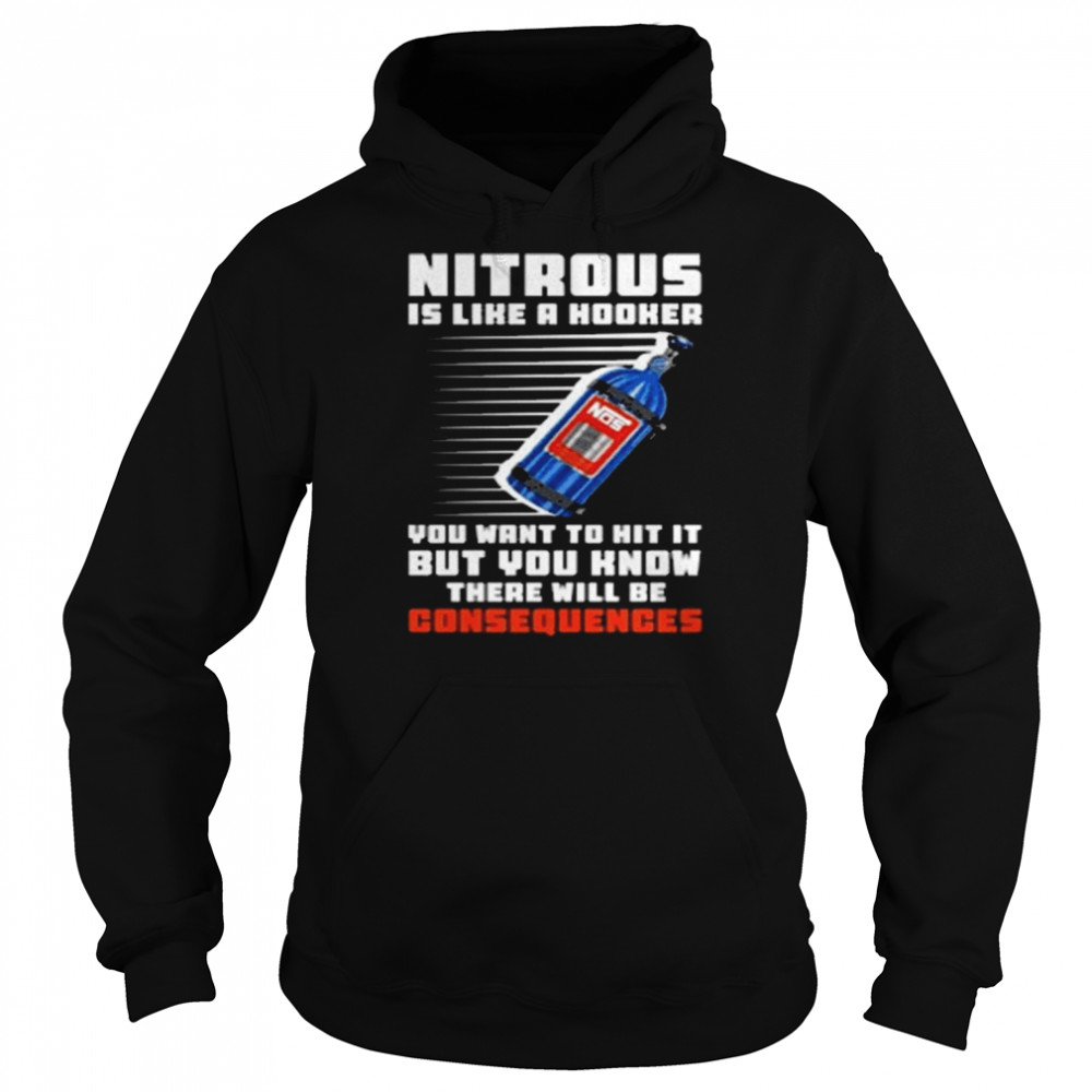 Nitrous is like a Hooker You want to hit it but You know there will be Consequences  Unisex Hoodie