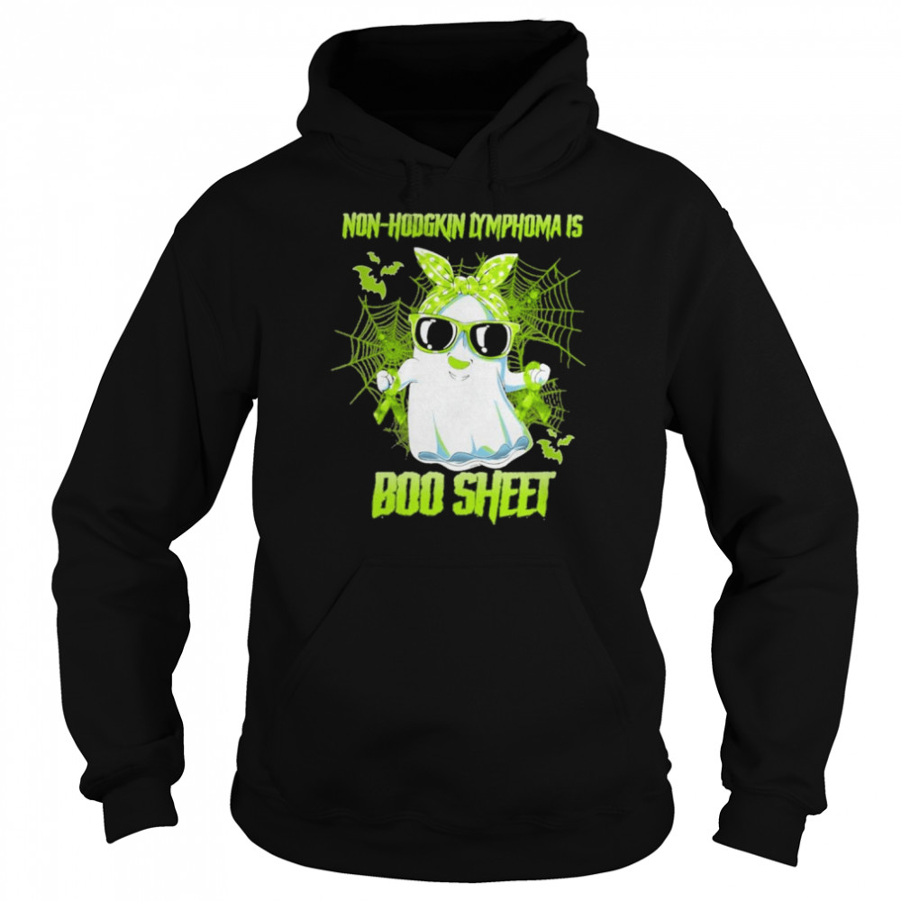 Non-Hodgkin Lymphoma is Boo sheet Happy Halloween  Unisex Hoodie