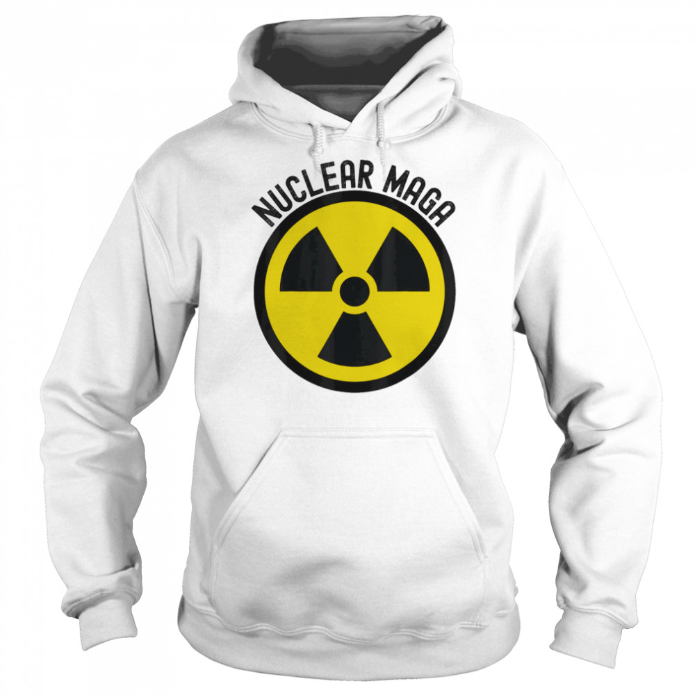 Nuclear MAGA Trump Raid Meme Radioactive Symbol 2024 T-Shirt Unisex Hoodie