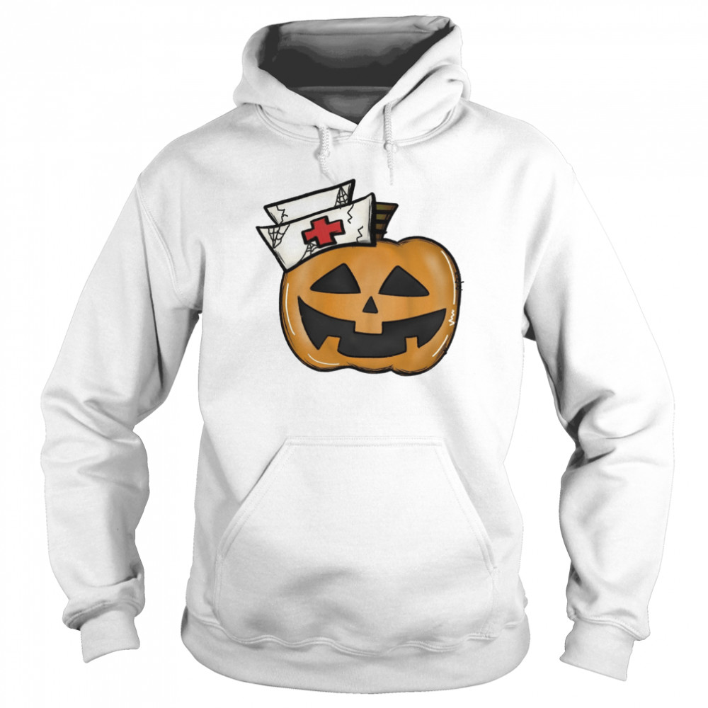 Nurse Nursing Nurse Fall Nurse Nursing Halloween T-Shirt Unisex Hoodie