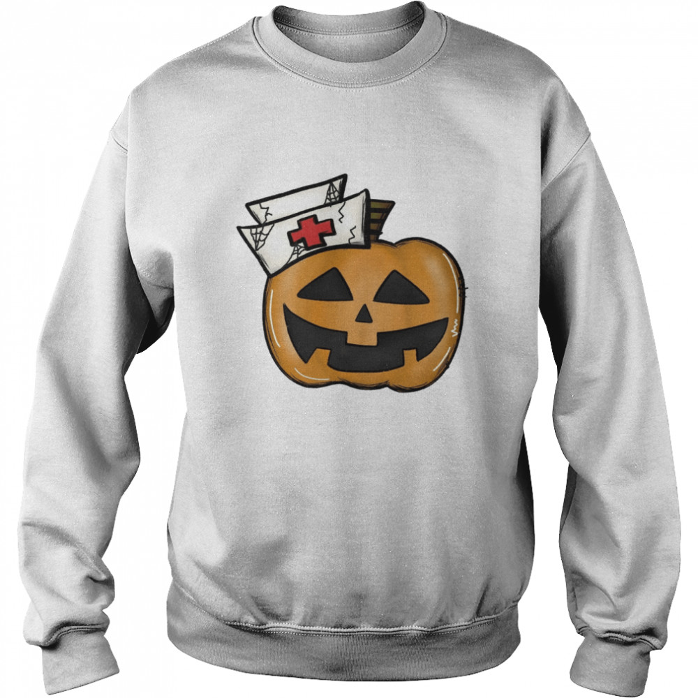 Nurse Nursing Nurse Fall Nurse Nursing Halloween T-Shirt Unisex Sweatshirt