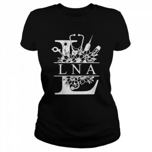 Nurse Split Floral Frame LNA Shirt Classic Women's T-shirt