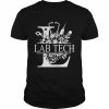 Nurse Split Floral Frame Lab Tech Shirt Classic Men's T-shirt