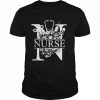 Nurse Split Floral Frame Nurse Shirt Classic Men's T-shirt