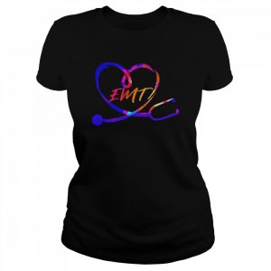 Nursing Is A Work Of Heart EMT Shirt Classic Women's T-shirt