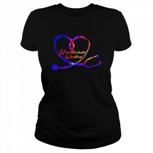 Nursing Is A Work Of Heart Healthcare Worker Shirt Classic Women's T-shirt