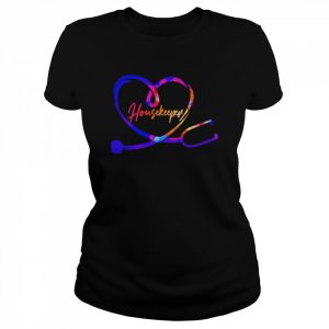 Nursing Is A Work Of Heart Housekeeper Shirt Classic Women's T-shirt