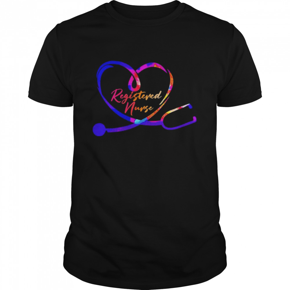 Nursing Is A Work Of Heart Registered Nurse Shirt