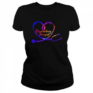 Nursing Is A Work Of Heart Respiratory Therapist Shirt Classic Women's T-shirt