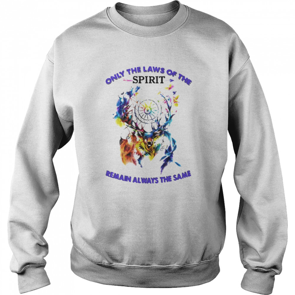 Only the laws of the spirit remain always the same  Unisex Sweatshirt