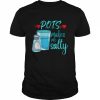 POTS Makes Me Salty tachycardia dysautonomia awareness T-Shirt Classic Men's T-shirt