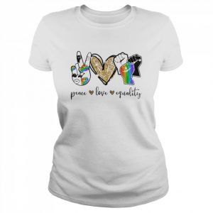 Peace Love Equality Hands  Classic Women's T-shirt