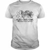 Peace love cure sunflower leopard melanoma cancer awareness  Classic Men's T-shirt