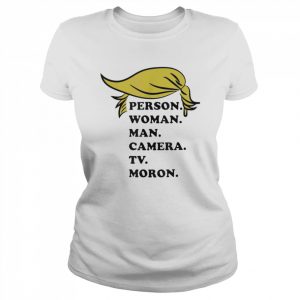 Person. Woman. man. Camera. Tv. Hair Patriot T-Shirt Classic Women's T-shirt