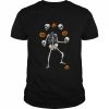 Play With Me Stay Spooky Juggling Skeleton Pumpkins And Skeleton Halloween  Classic Men's T-shirt