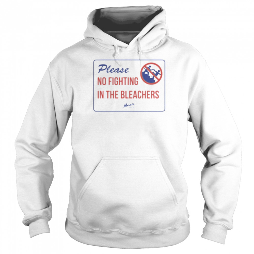 Please No Fighting In The Bleachers Shirt Unisex Hoodie