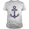 Pretty Anchor Sailing Boating Nautical Shirt Classic Men's T-shirt