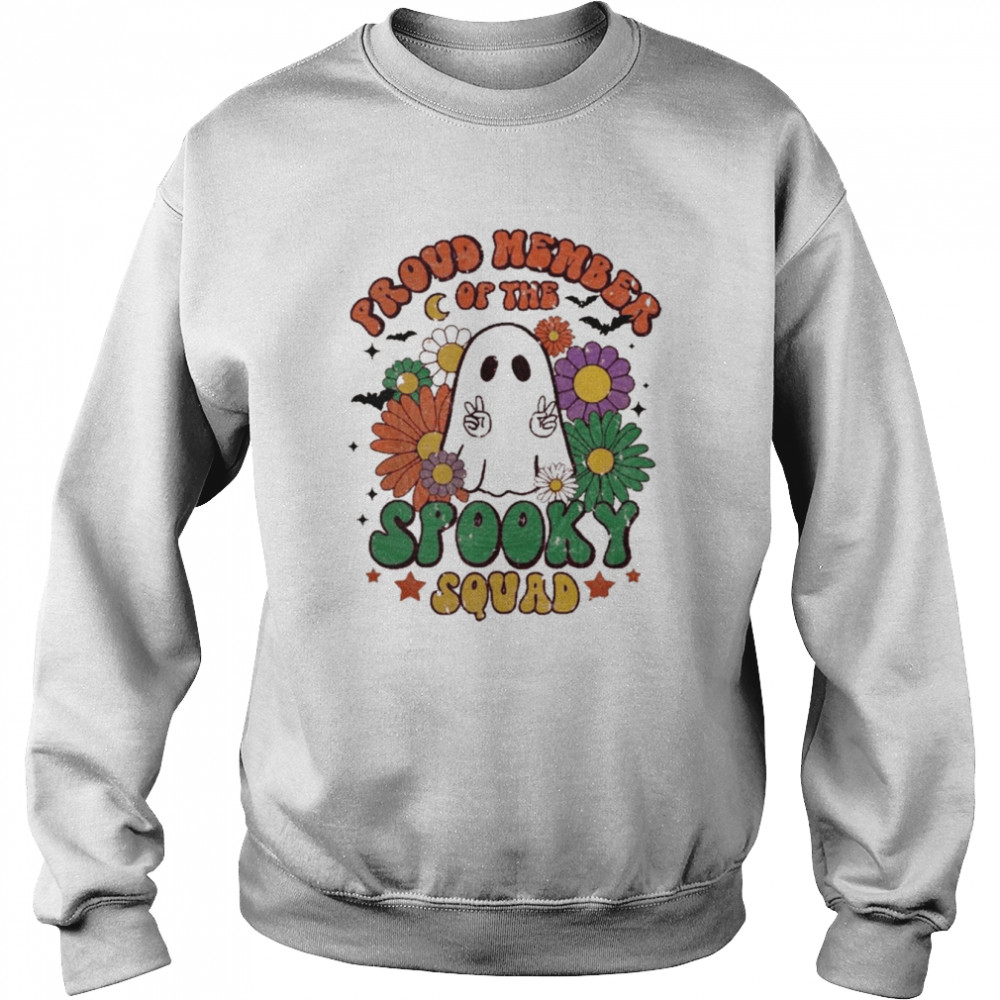 Proud Member Of The Spooky Squad Hallowen T-Shirt Unisex Sweatshirt