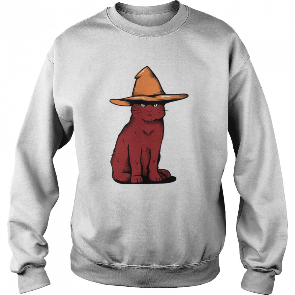 Red Cat Halloween Hells Angle Sticker Pack  Unisex Sweatshirt