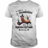 Red Goldendoodle Dog I’m Really A Goldendoodle Don’t Let This Human Costume Fool You Halloween Shirt Classic Men's T-shirt